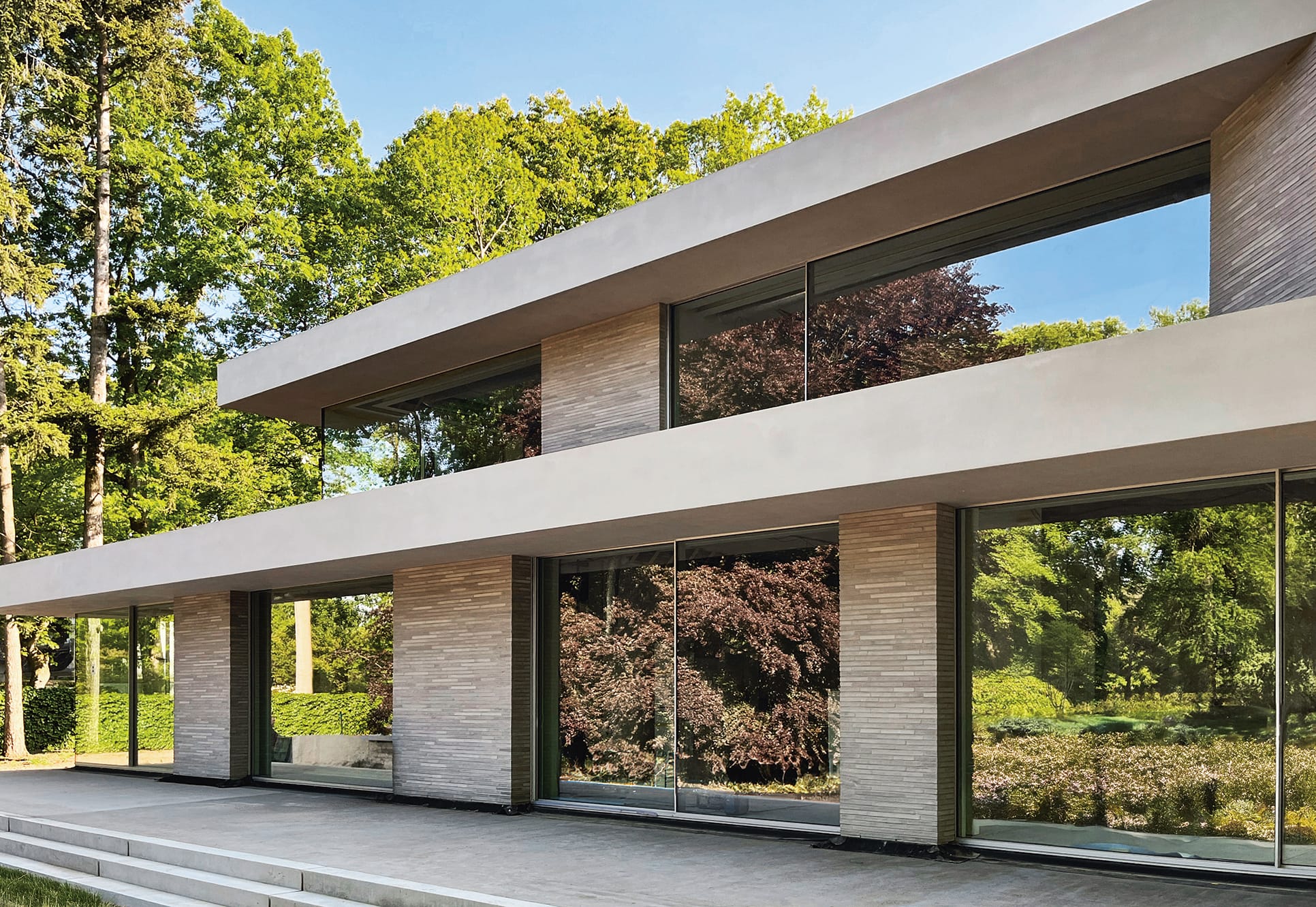 Architektenhaus im Wald